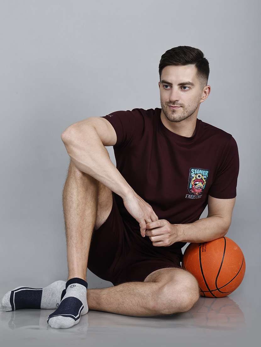 men color blocked cotton ankle length sock - 21588774 -  Standard Image - 3