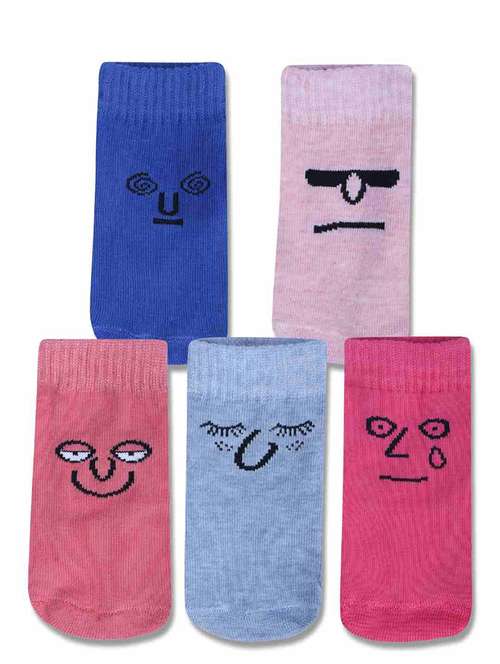 boys printed ankle length socks combo - 21588791 - Standard Image - 0