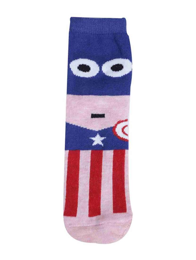 boys printed ankle length socks combo - 21588799 -  Standard Image - 5