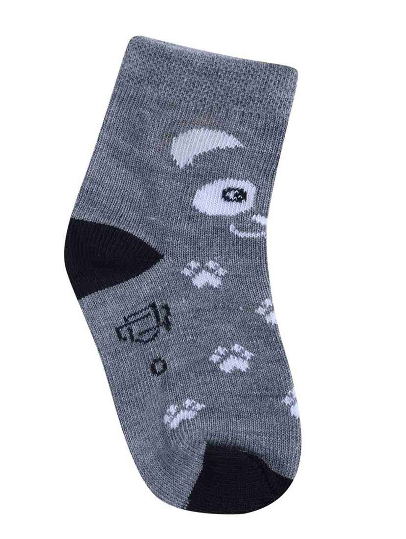 boys printed ankle length socks combo - 21588800 -  Standard Image - 3