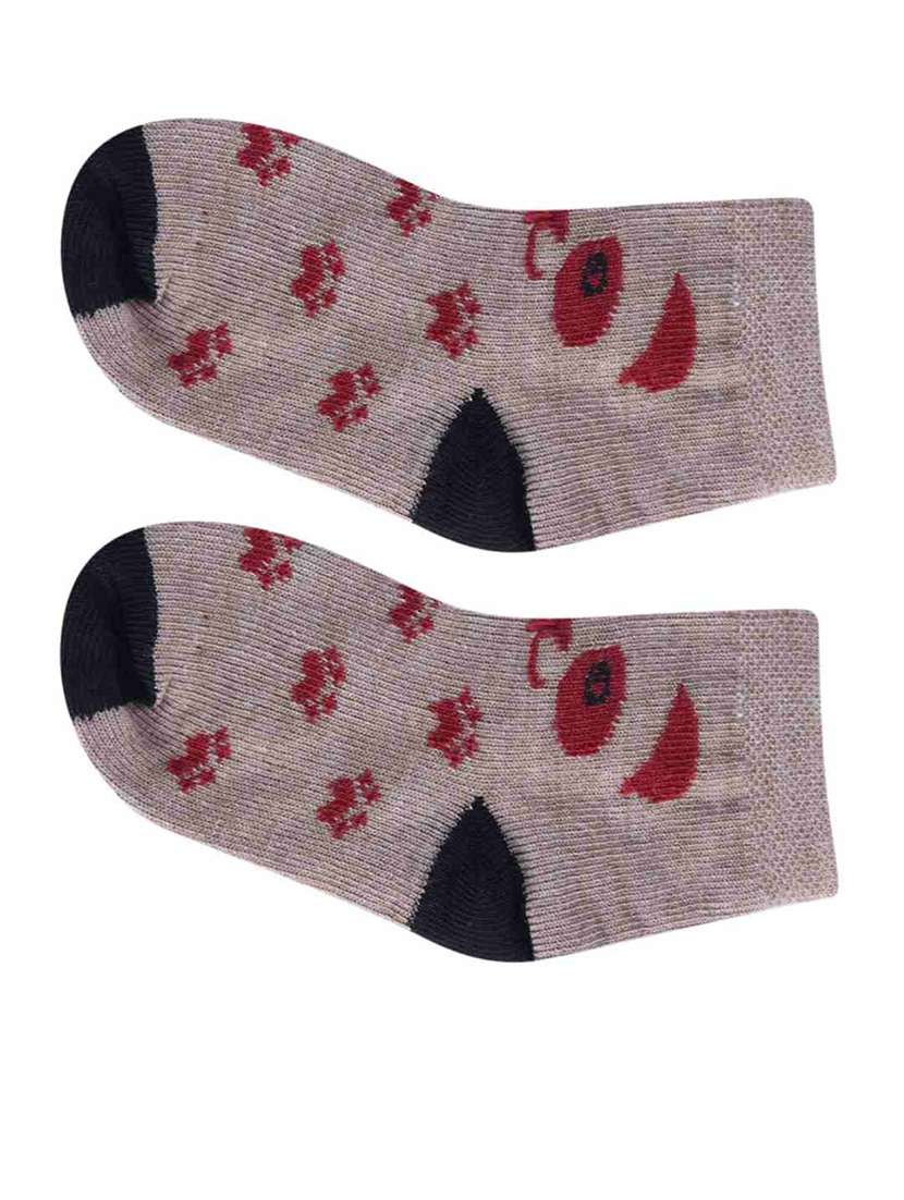 boys printed ankle length socks combo - 21588800 -  Standard Image - 5