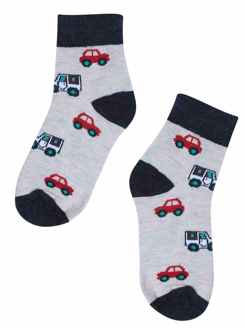 boys printed ankle length socks combo - 21588809 - Standard Image - 5
