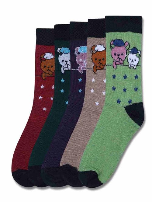 boys printed ankle length socks combo - 21588811 - Standard Image - 0