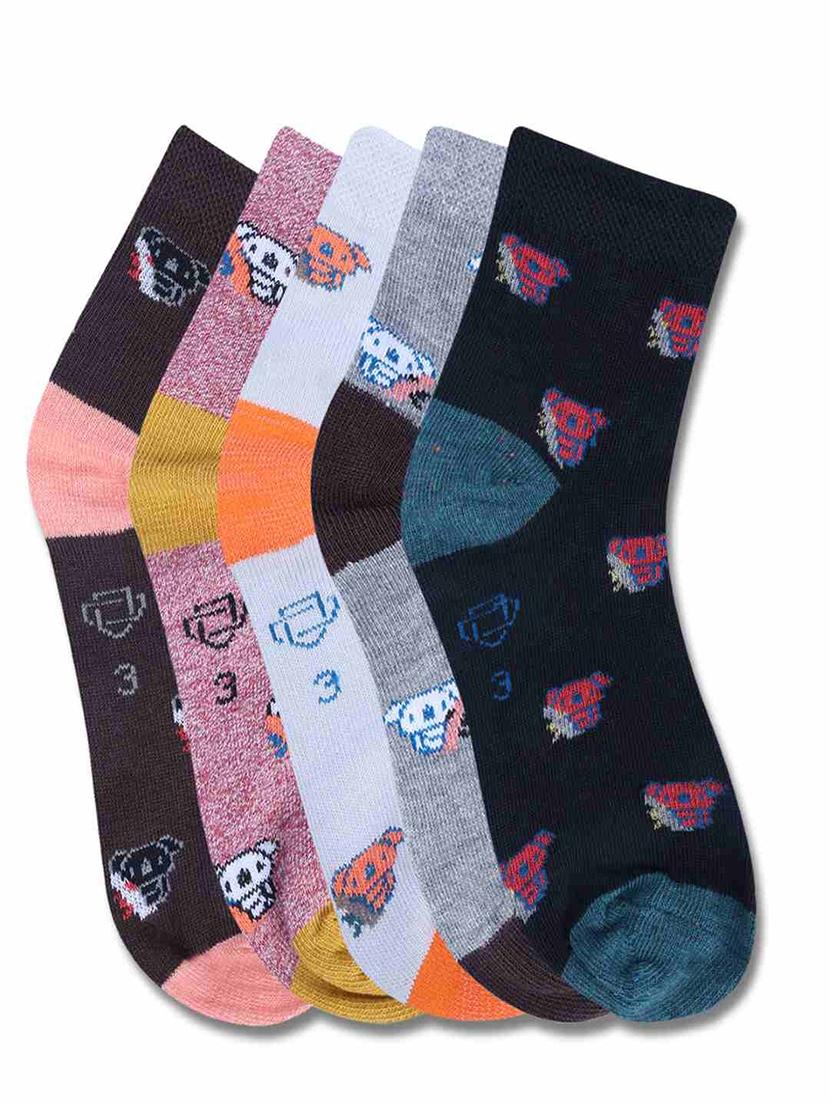 boys printed ankle length socks combo - 21588824 - Zoom Image - 0