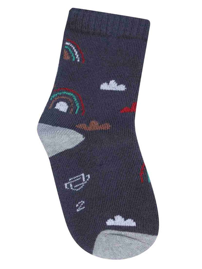 boys printed ankle length socks combo - 21588837 -  Standard Image - 5