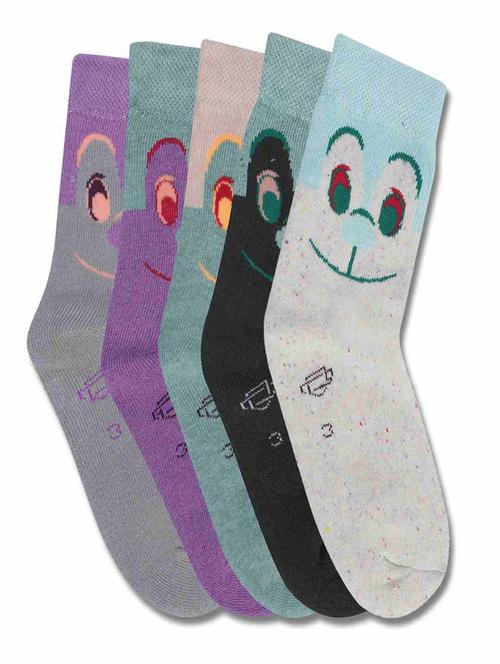 boys printed ankle length socks combo - 21588840 - Standard Image - 0