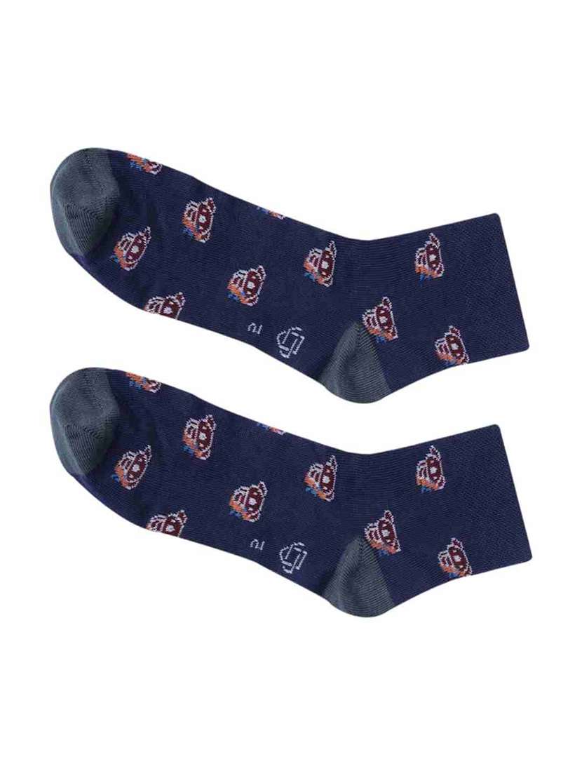 boys printed ankle length socks combo - 21588854 -  Standard Image - 3