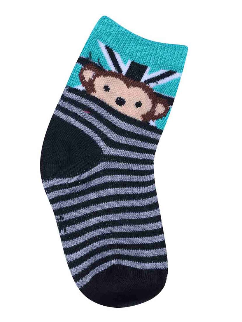 boys printed ankle length socks combo - 21588875 -  Standard Image - 5