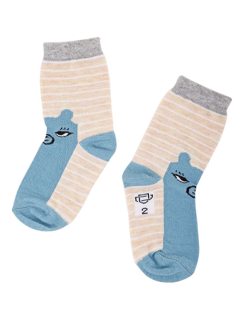 boys pack of 3 above ankle length sock - 21588988 -  Standard Image - 3