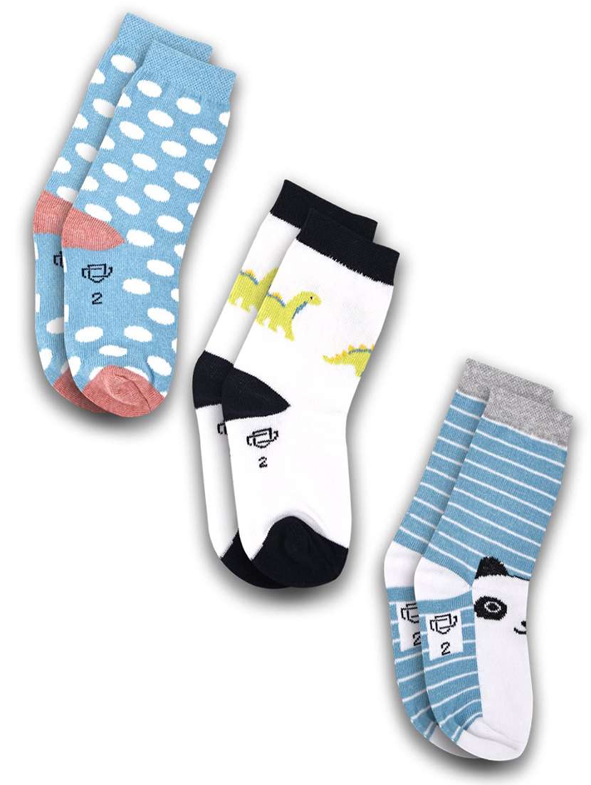 boys pack of 3 above ankle length sock