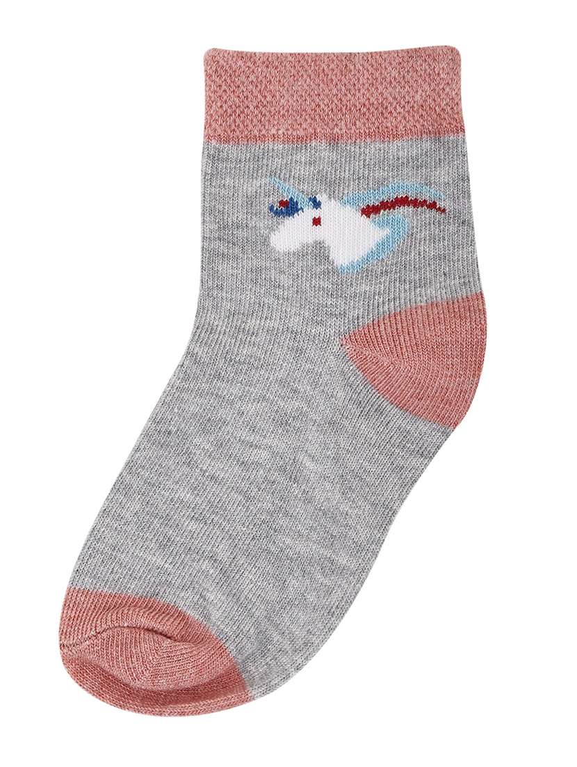 boys pack of 5 above ankle length sock - 21589127 -  Standard Image - 3