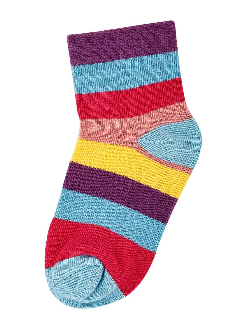 boys pack of 5 above ankle length sock - 21589130 -  Standard Image - 3