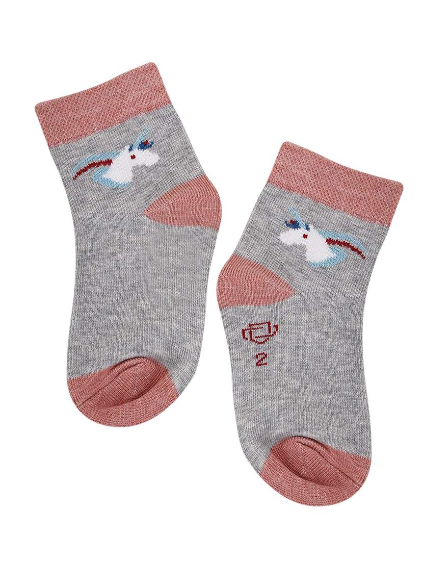 boys pack of 5 above ankle length sock - 21589133 -  Standard Image - 3