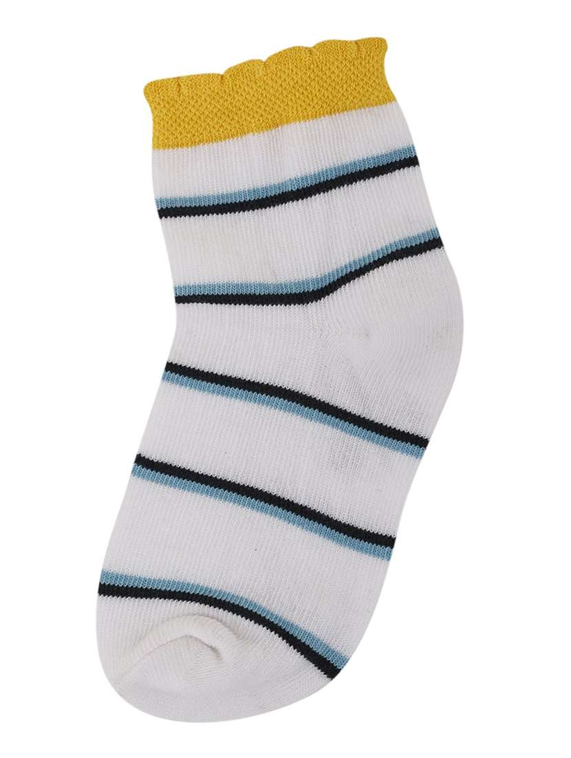 kids pack of 5 ankle length socks - 21589139 -  Standard Image - 3