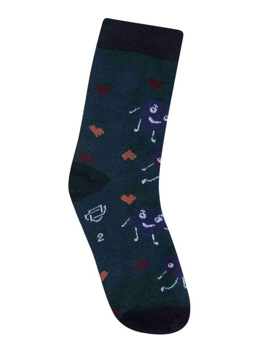 kids pack of 5 above ankle length socks - 21589161 -  Standard Image - 5