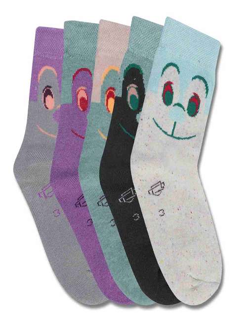 kids above ankle length socks combo - 21589179 -  Standard Image - 0