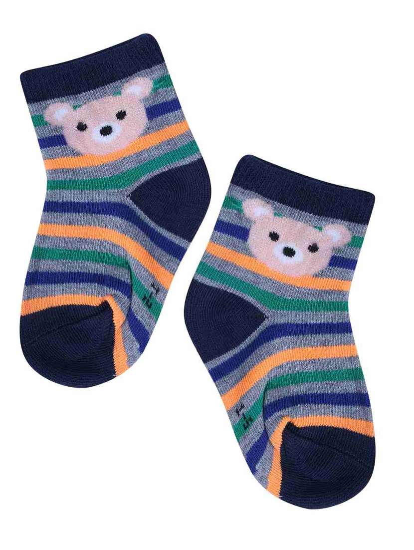 kids pack of 5 ankle length socks - 21589204 -  Standard Image - 3