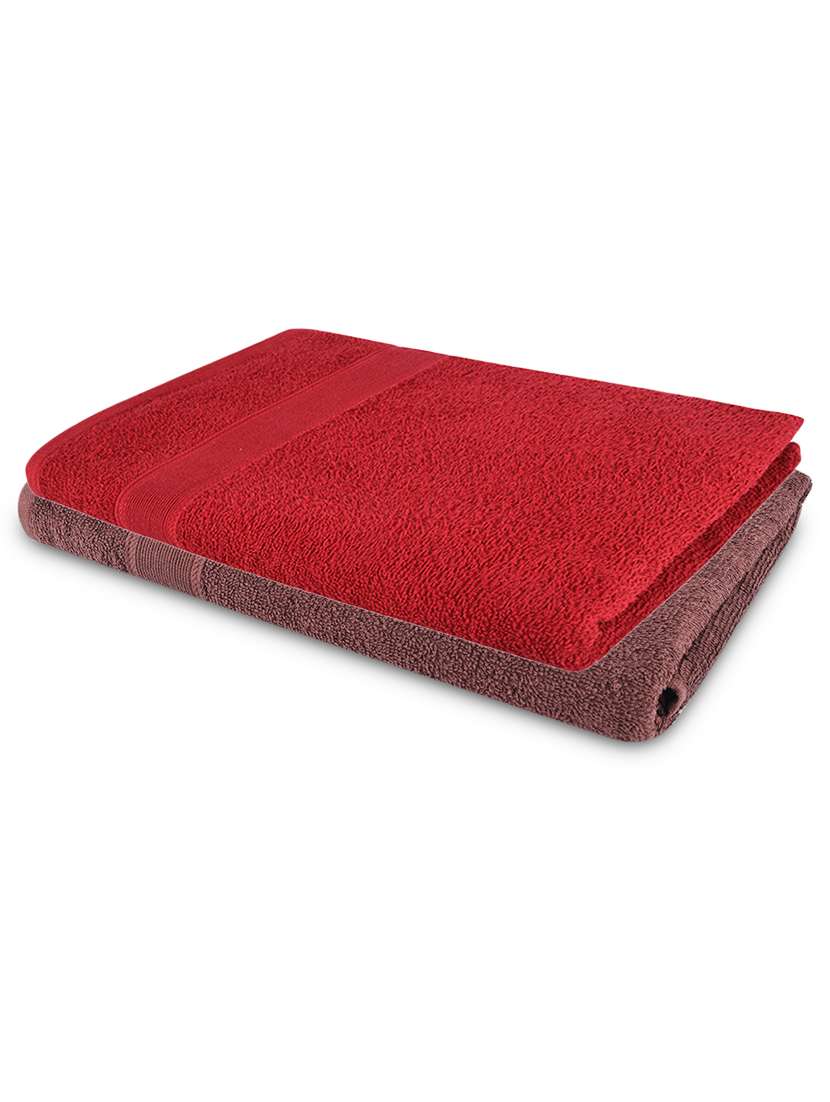 pack of 2 solid ultra-absorbent bath towel for men and women