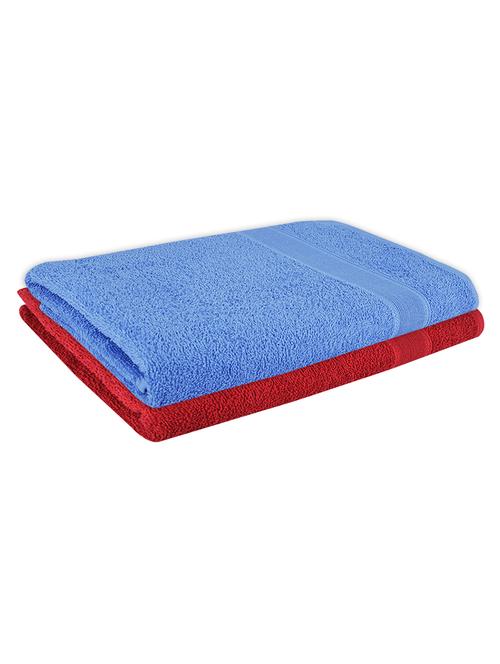 pack of 2 solid ultra-absorbent bath towel for men and women - 21589304 - Standard Image - 0
