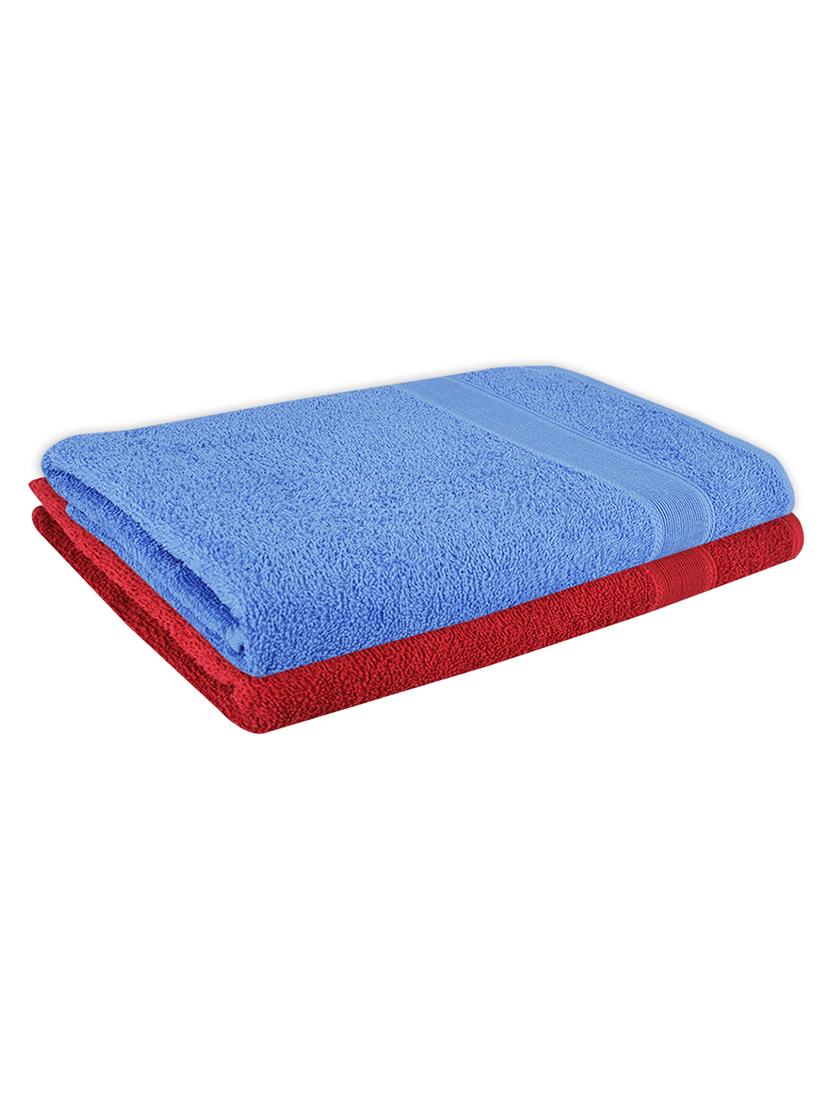 pack of 2 solid ultra-absorbent bath towel for men and women