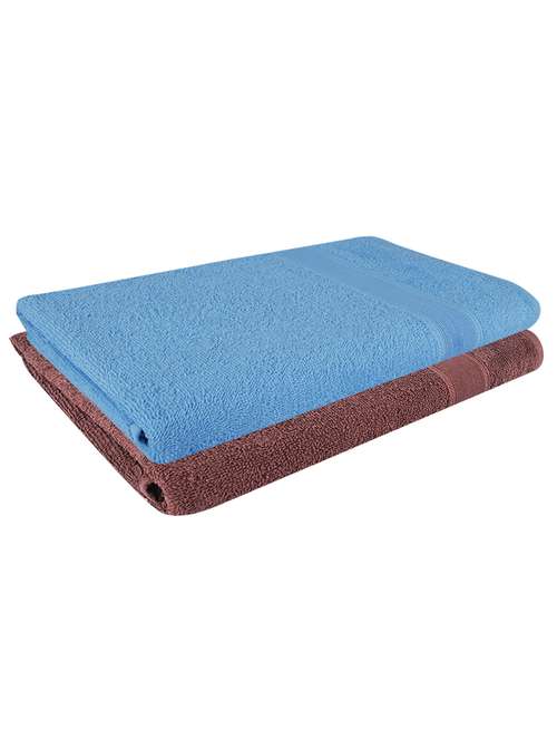 pack of 2 solid ultra-absorbent bath towel for men and women - 21589314 -  Standard Image - 0
