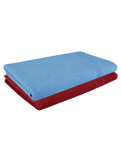 pack of 2 solid ultra-absorbent bath towel for men and women - 21589316 - Standard Image - 0