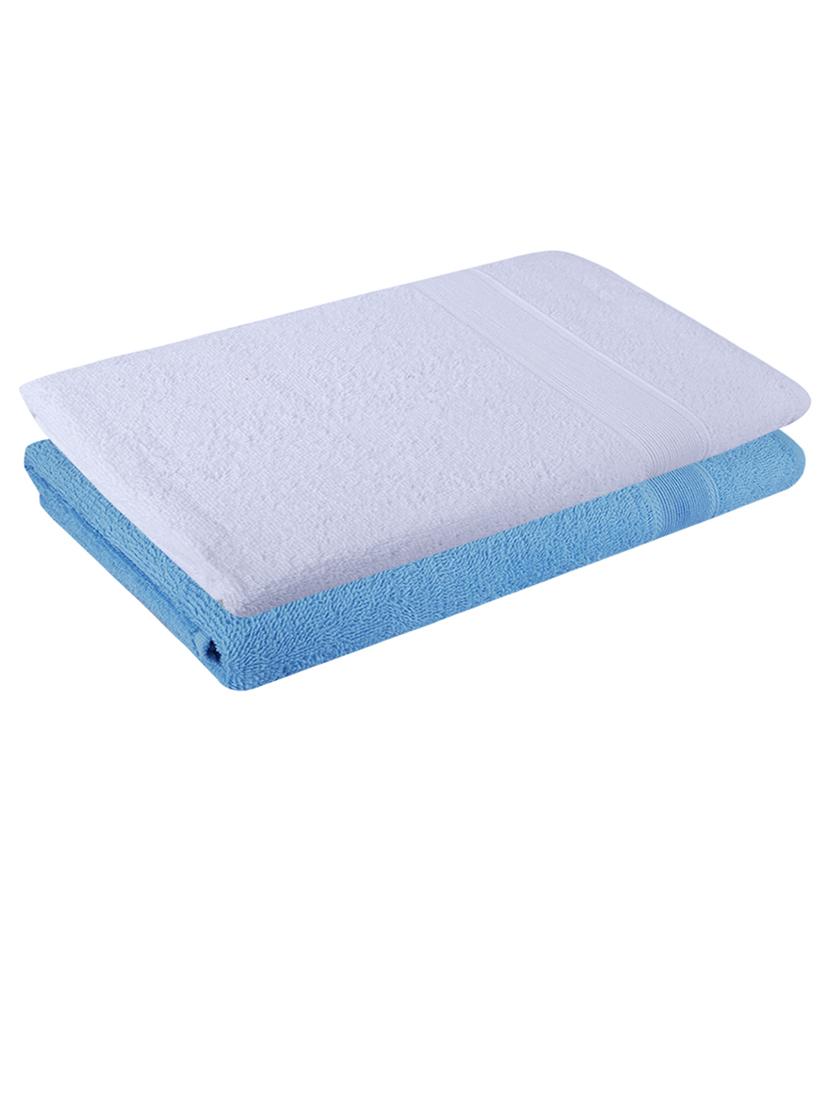 pack of 2 solid ultra-absorbent bath towel for men and women