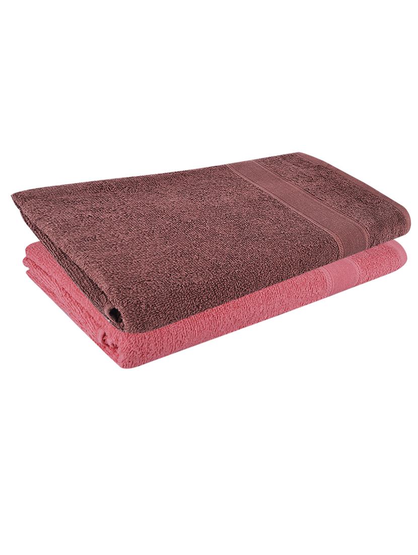 pack of 2 solid ultra-absorbent bath towel for men and women