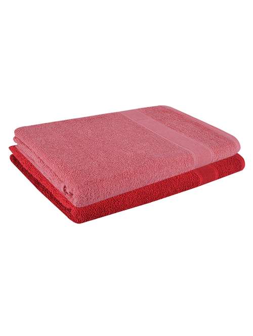 pack of 2 solid ultra-absorbent bath towel for men and women - 21589326 - Standard Image - 0