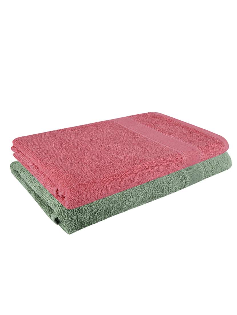 pack of 2 solid ultra-absorbent bath towel for men and women