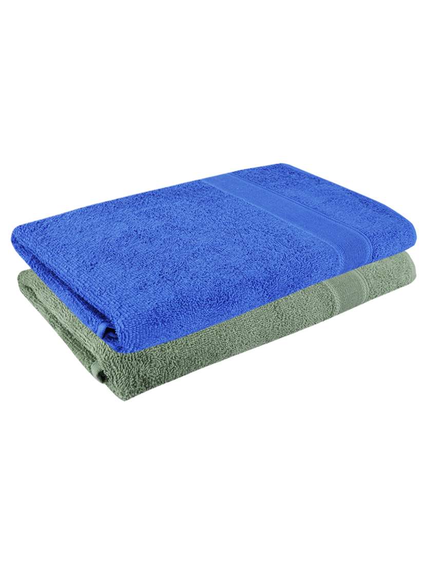pack of 2 solid ultra-absorbent bath towel for men and women