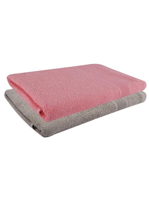 pack of 2 solid ultra-absorbent bath towel for men and women - 21589345 - Standard Image - 0