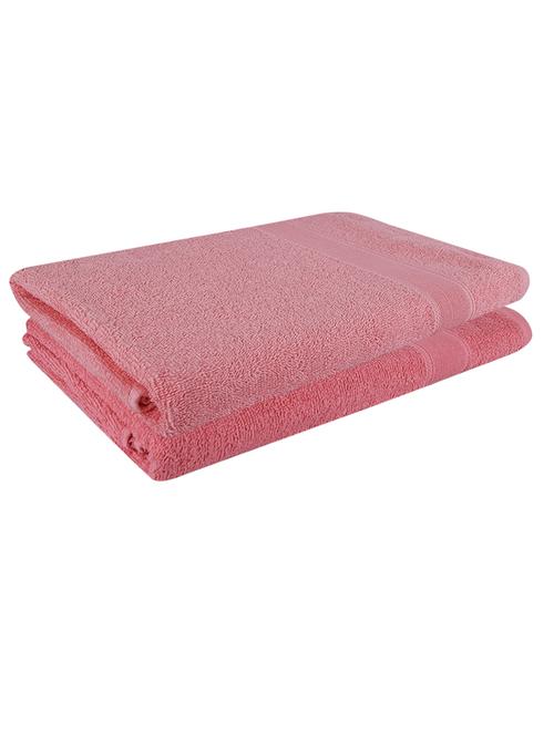 pink solid bath towel - 21589346 -  Standard Image - 0