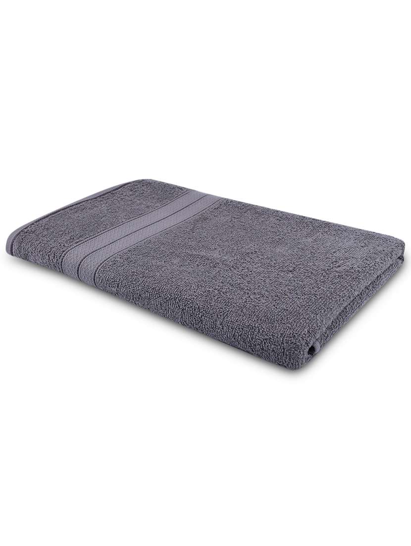 pack of 2 solid ultra-absorbent bath towel for men and women - 21589425 - Standard Image - 3
