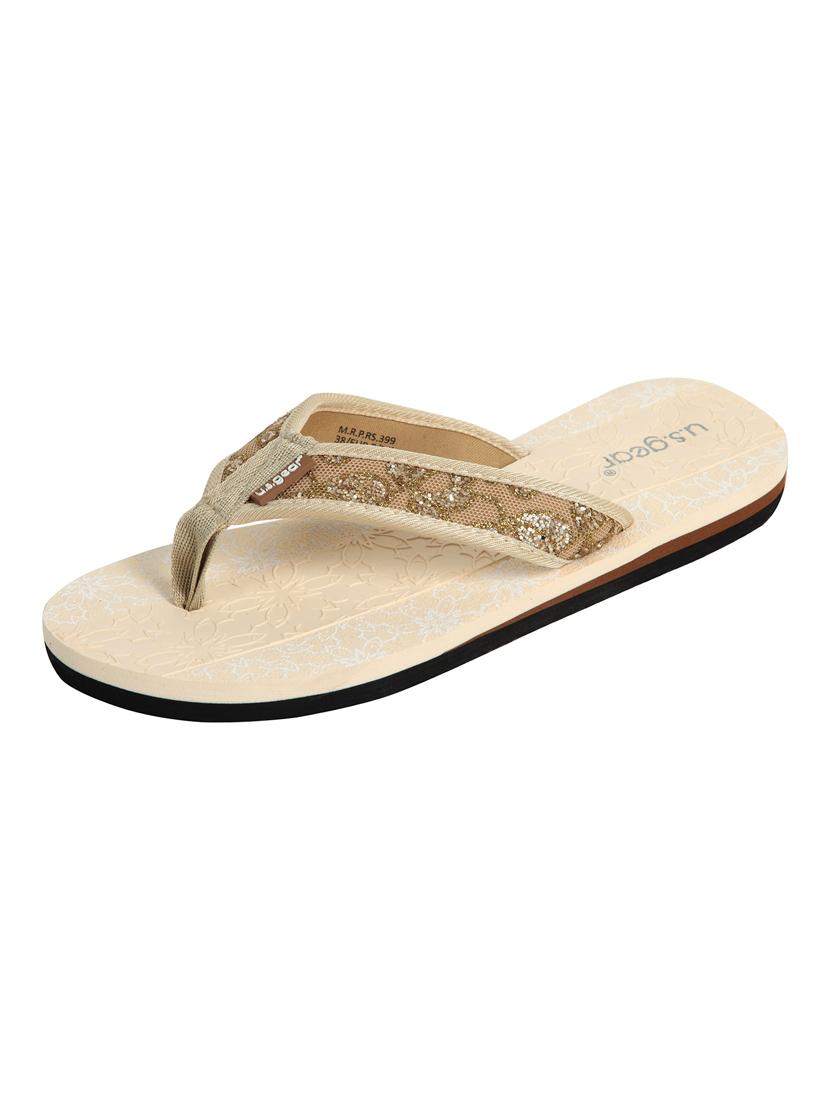 women beige slippers flip flop - 21591404 - Zoom Image - 0