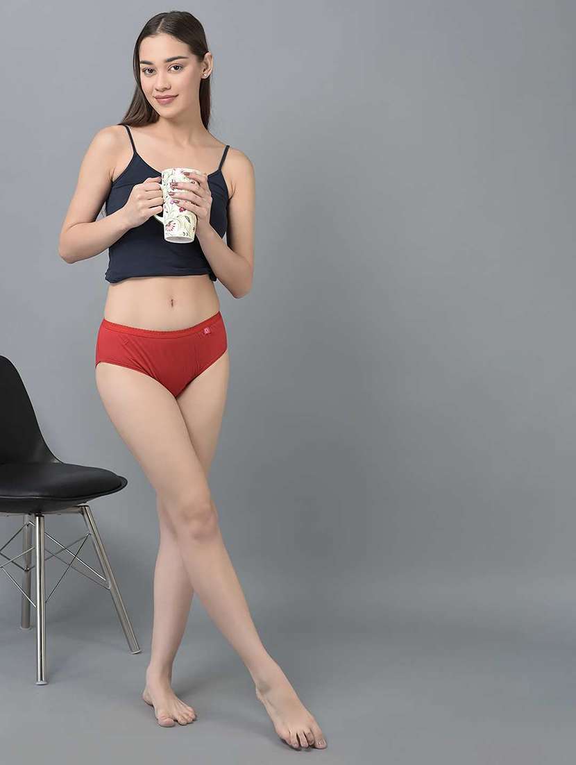 women solid mid rise hipster panty combo - 21592803 -  Standard Image - 5