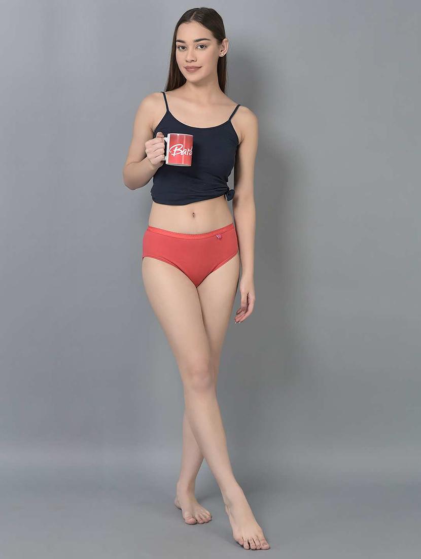women solid mid rise hipster panty combo - 21592804 - Standard Image - 5