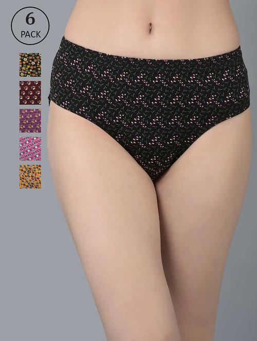 women printed mid rise hipster panty combo - 21592819 - Standard Image - 0