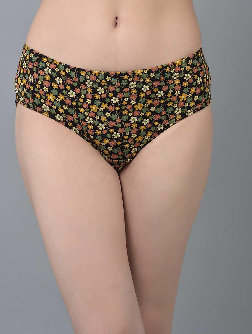 women printed mid rise hipster panty combo - 21592822 - Standard Image - 3