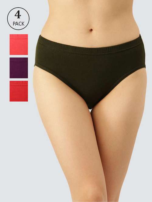 women solid mid rise hipster panty combo - 21592835 -  Standard Image - 0
