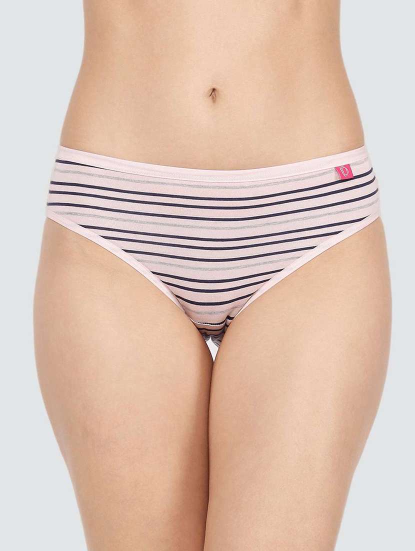 women striped mid rise hipster panty combo - 21592855 -  Standard Image - 3