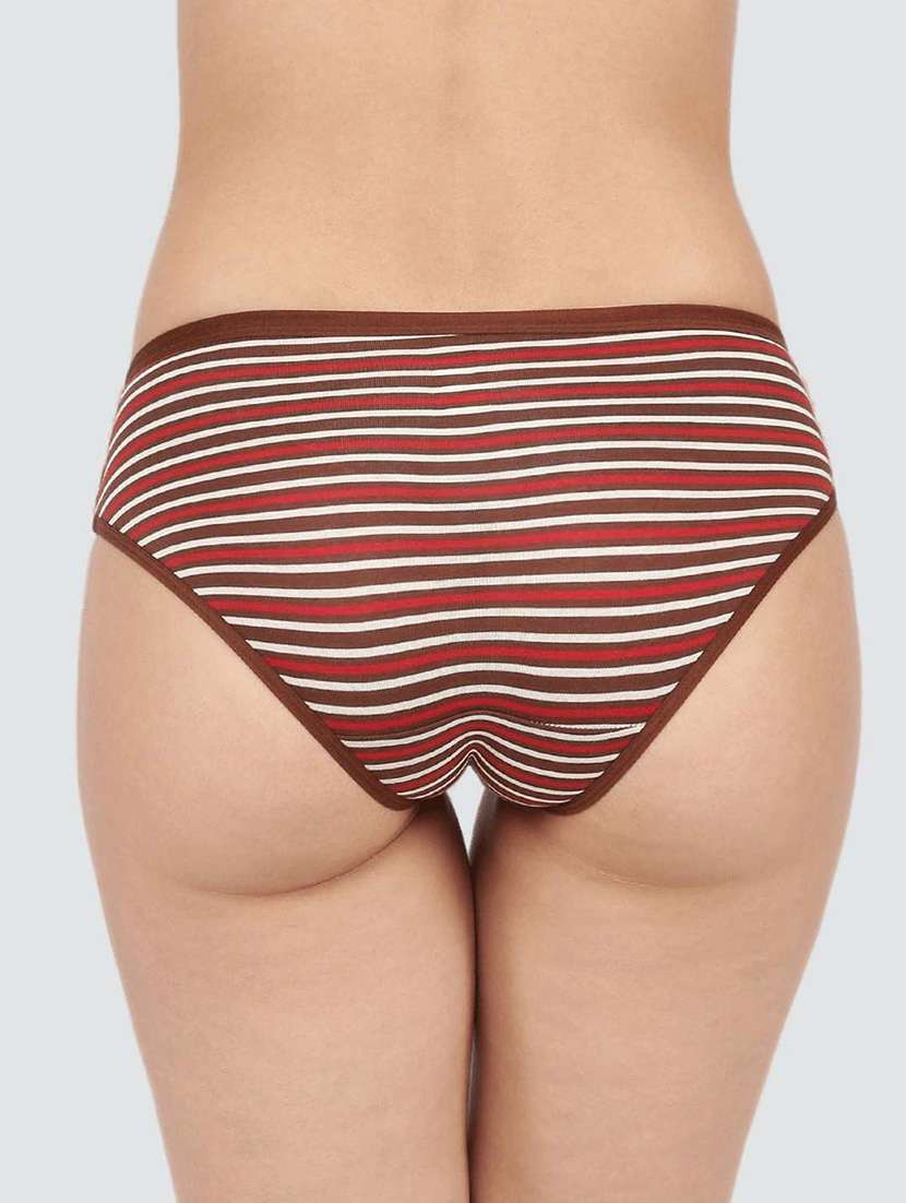 women striped mid rise hipster panty combo - 21592855 -  Standard Image - 5