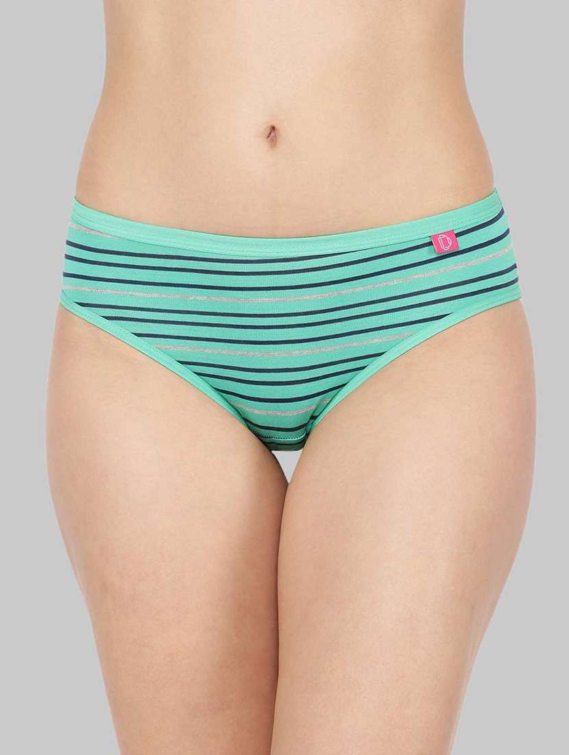 women striped mid rise hipster panty combo - 21592859 -  Standard Image - 3
