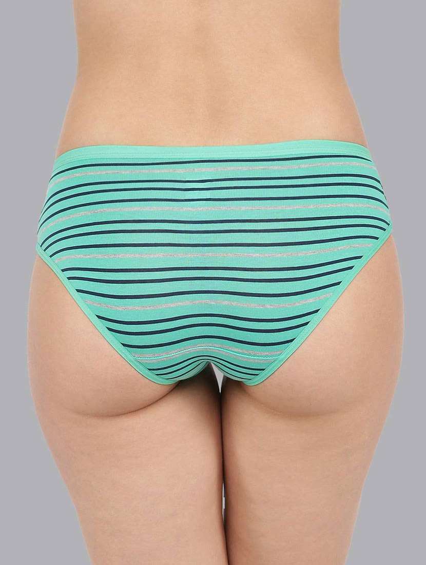 women striped mid rise hipster panty combo - 21592859 -  Standard Image - 5