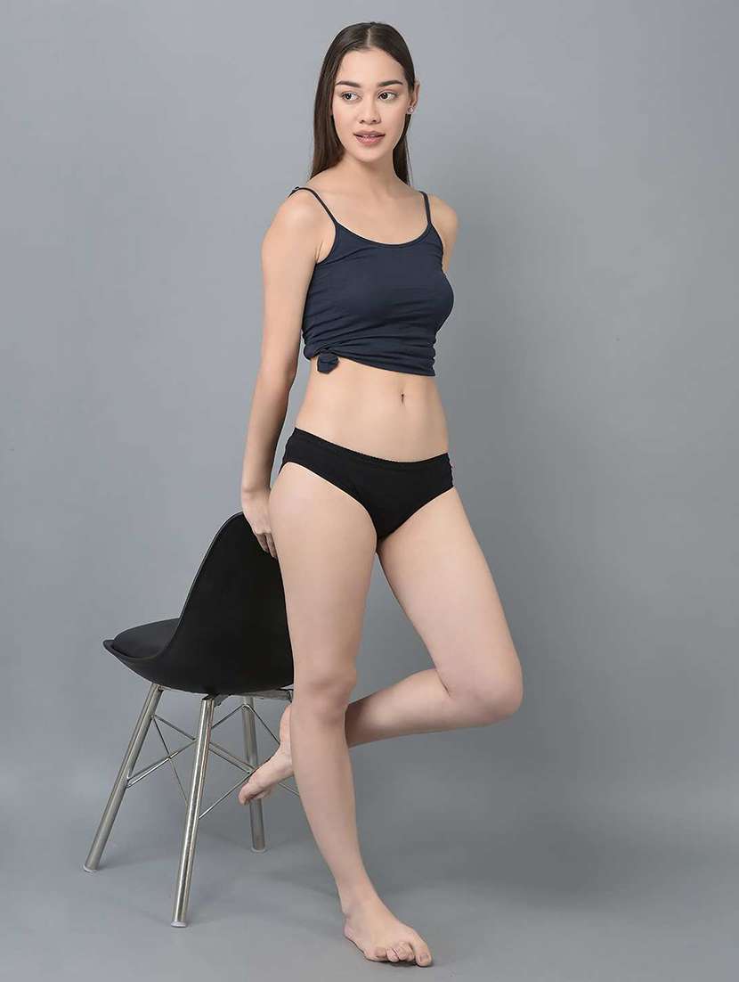 women solid low rise bikini panty combo - 21592888 -  Standard Image - 5