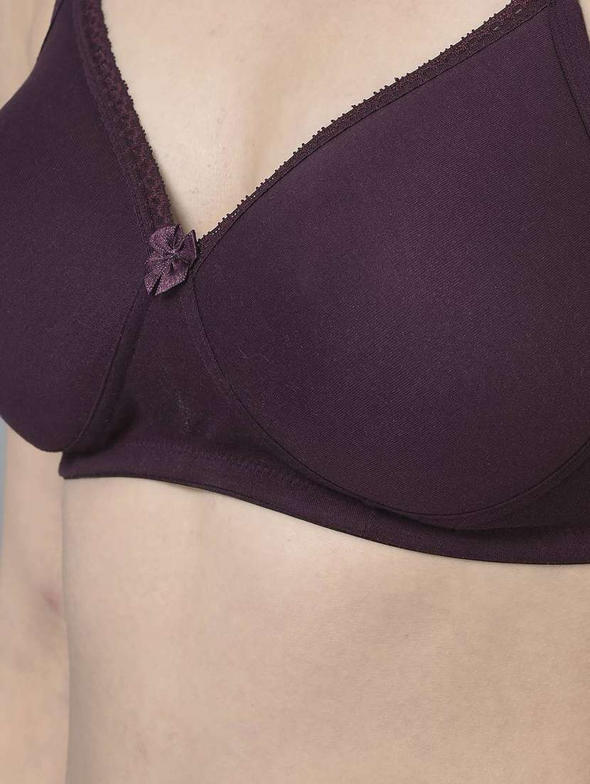 women solid full coverage everyday bra combo - 21592947 -  Standard Image - 5
