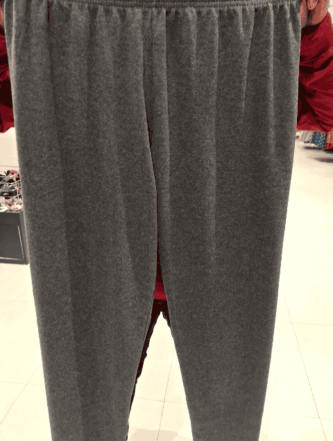 charcoal melange poly cotton thermals & inner wear - 21593378 -  Standard Image - 0