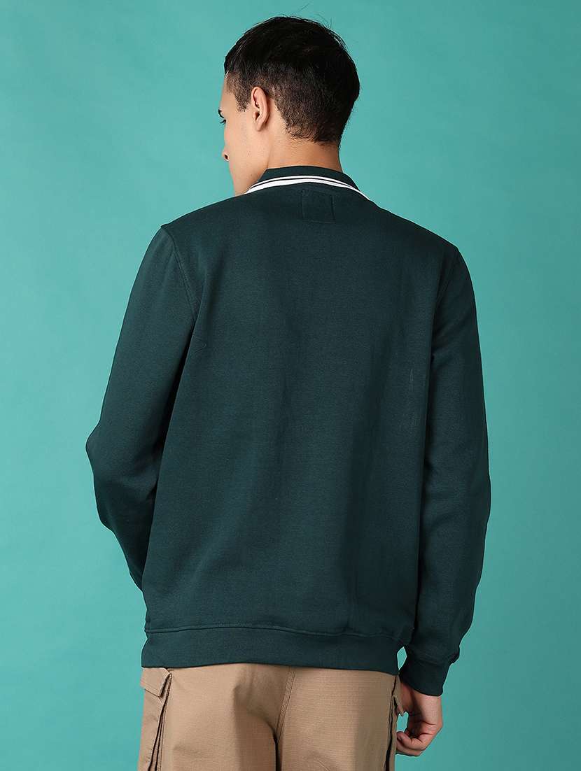 men solid long sleeve sweatshirt - 21593385 -  Standard Image - 3