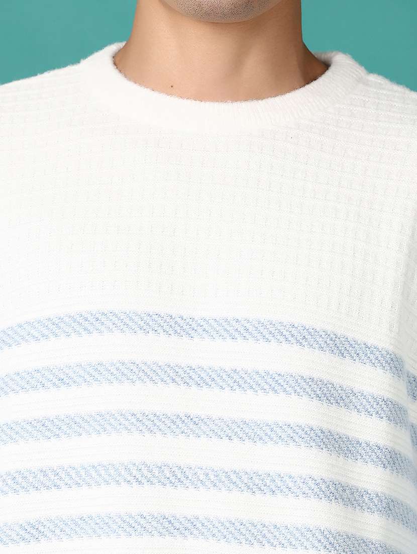men striped long sleeve regular fit pullover  - 21593411 -  Standard Image - 5