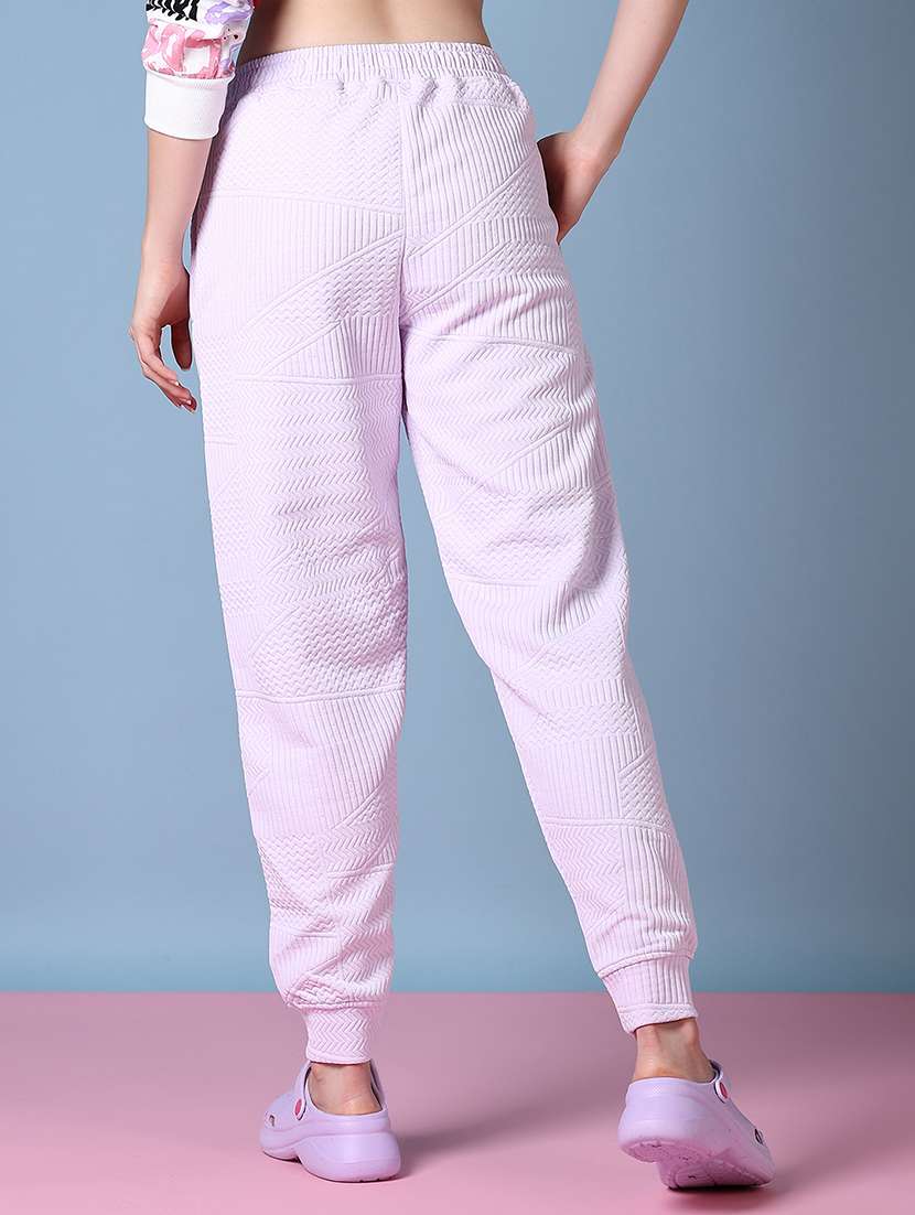 women solid mid rise jogger - 21593439 -  Standard Image - 3